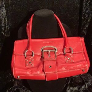 Cynthia Rowley red leather bag EUC